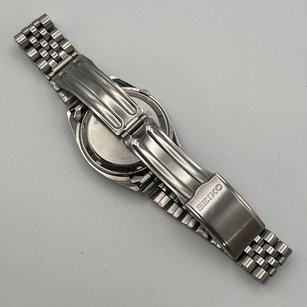 稼働品 SEIKO セイコー 5 ファイブ 7S26-3110 シルバー AT 自動巻き 