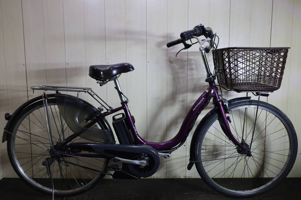 現行美品！ヤマハPAS NATURA XOL5-0014リチウム8.7AH 26インチ 3段 LED