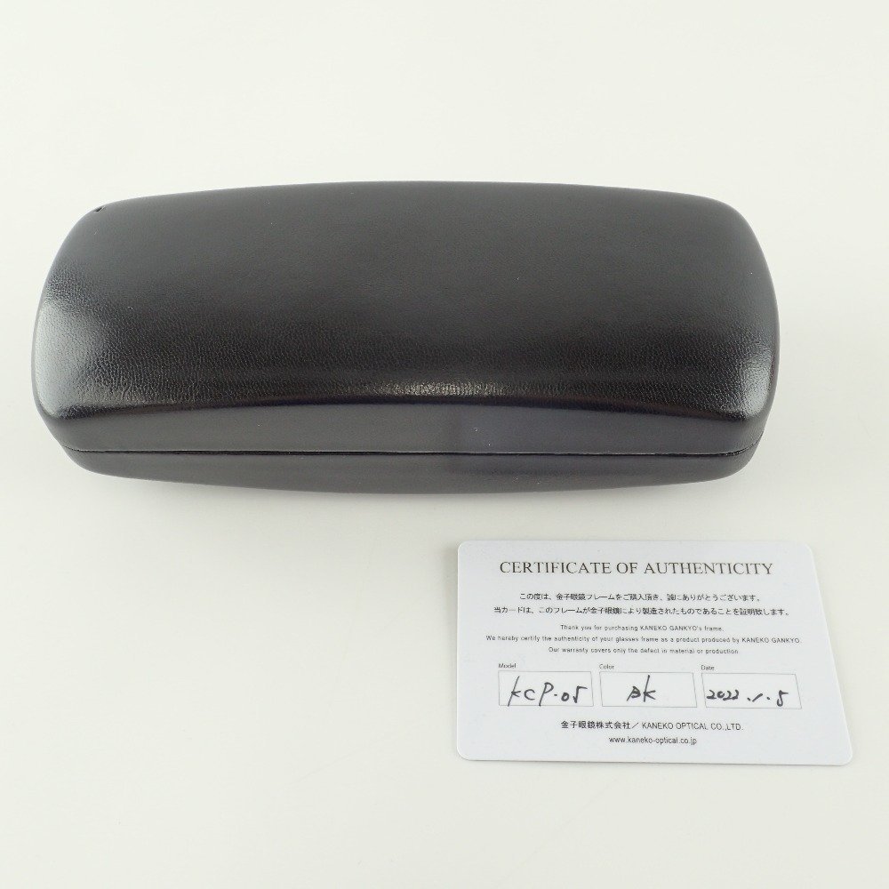 美品】KANEKO OPTICAL 金子眼鏡 KCP-05 S925-DEC CELLULOID 度入り 