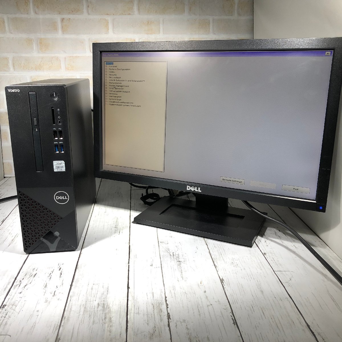 DELL Vostro 3681 Core i3 10100 3.60GHz/8GB/なし 〔0119D06 