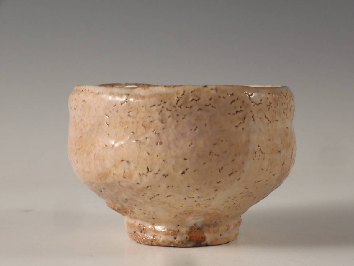 ●栄●萩 田村 悟朗 造 小迫窯 茶碗 茶道具 共箱 48s54