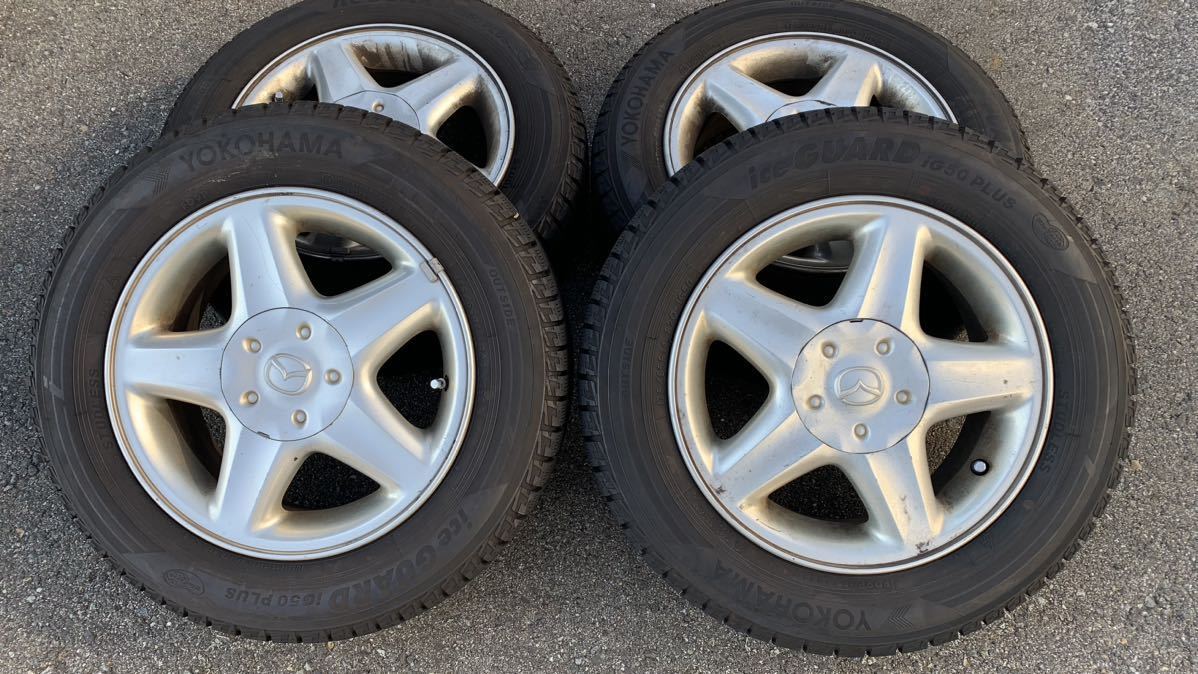 数量限定，安い ヨコハマ iceGUARD iG50PLUS 175/65R14 4本セット 山あり デミオ純正アルミ付き 14&times;5.5J(スタッドレスタイヤ)｜売買されたオークション情報、yahooの商品情報をアーカイブ公開 - オークファン 4穴