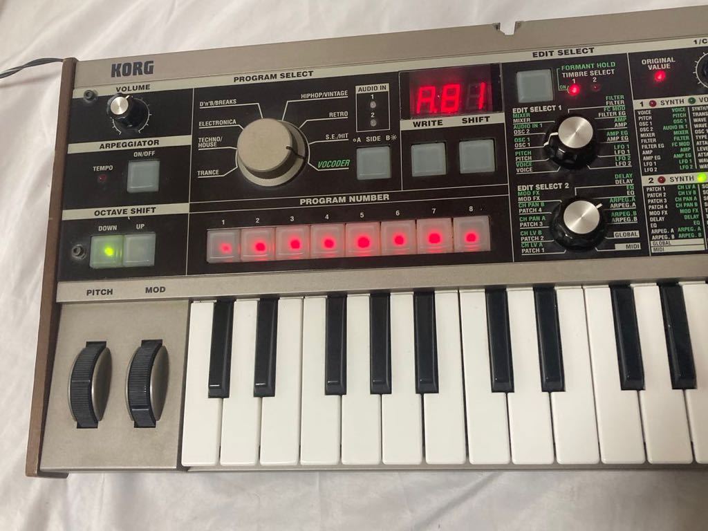 KORG microKORG シンセサイザー 音出し可 KORG microKORG
