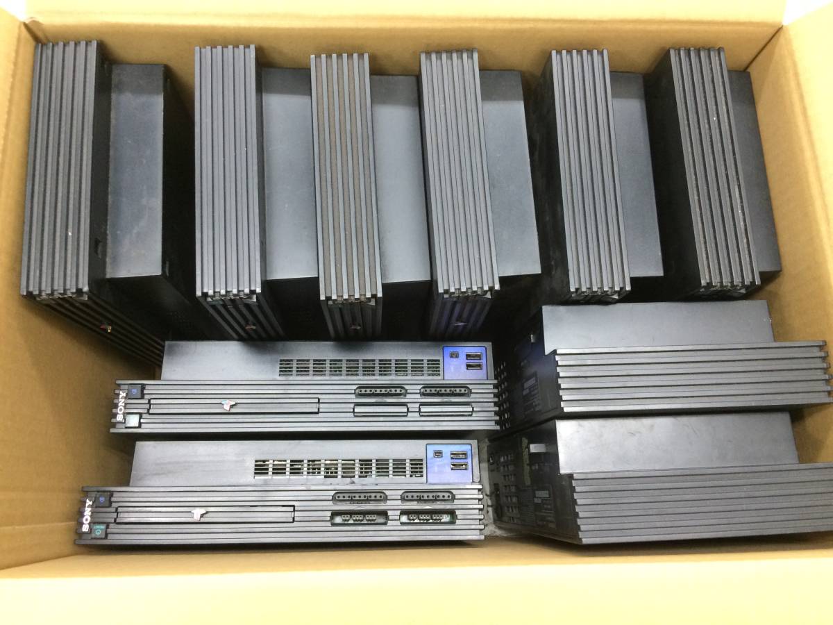 SONY PS2 厚型 本体 10台 まとめ売り 動作未確認 ジャンク プレイステーション2【z1-635/0/0】