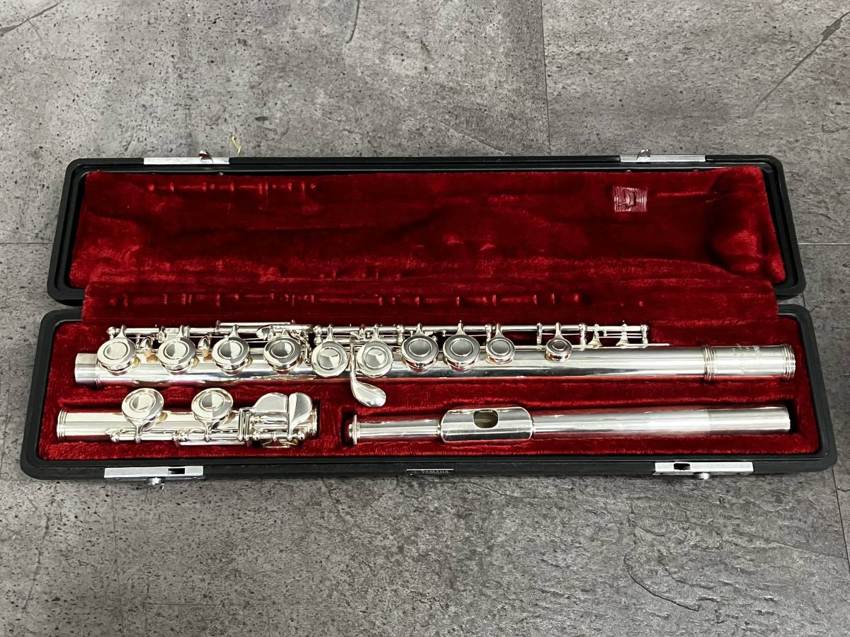 お1-026//【現状品】フルート YAMAHA ヤマハ YFL-211S 管楽器 ケース付き