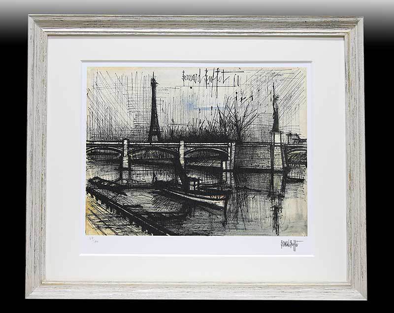 ベルナール・ビュッフェ「La Tour Eiffel et le Pont de Grenelle 38