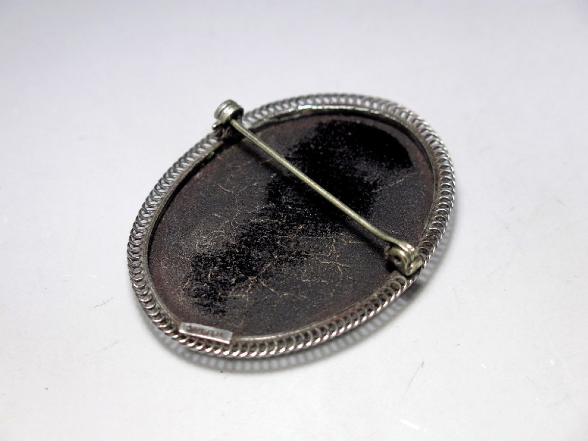 アンティーク銀製ブローチ イギリスチェスター 1949年製