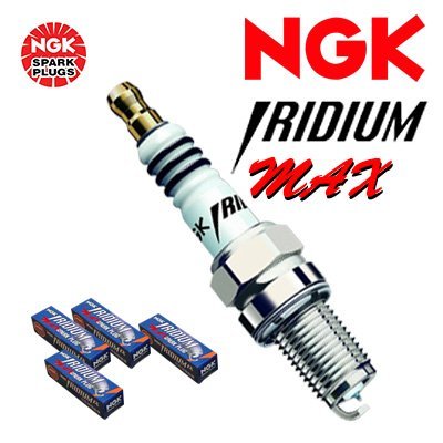 NGK イリジウムMAXプラグ 1台分 4本セット ミラ/カスタム [L502S] H6.9～H10.10 エンジン[JB-EL(DOHC)] 660