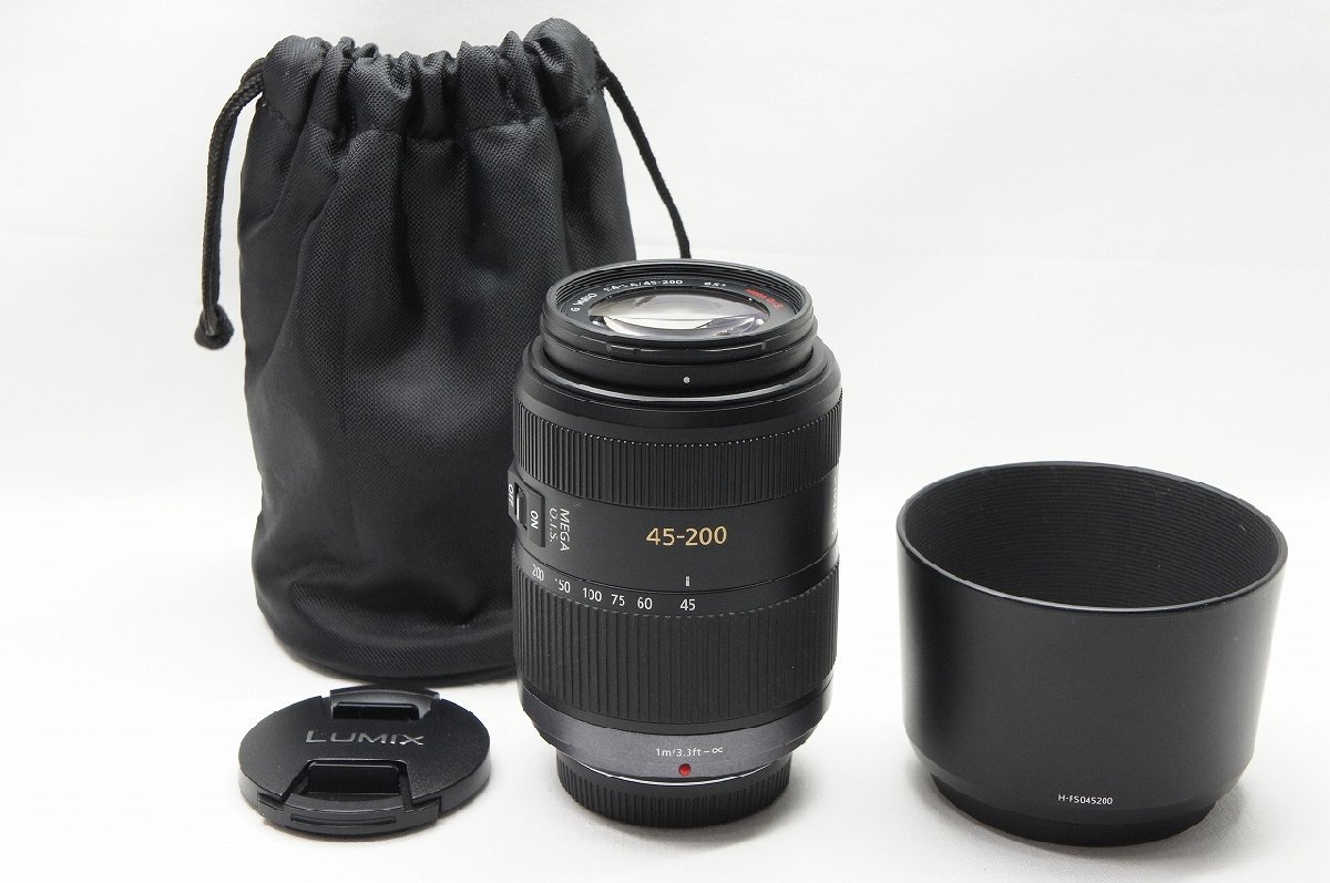 アルプスカメラ】美品 Panasonic パナソニック LUMIX G VARIO 45-200mm