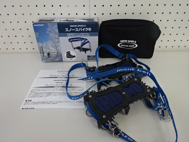 mont-bell スノースパイク6 モンベル アイゼン 登山その他 030511011