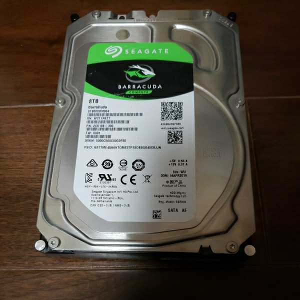 SEAGATE HDD 8TB ST8000DM004 ハードディスク 09 SEAGATE HDD 8TB