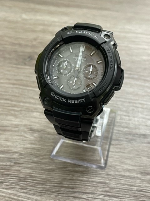 数量限定，爆買い 【DK 13687】カシオ CASIO G-SHOCK 5040 MTG-1200B タフソーラー電波ウォッチ クロノグラフ ブラック 本体のみ 中古 ジャンク 現状品