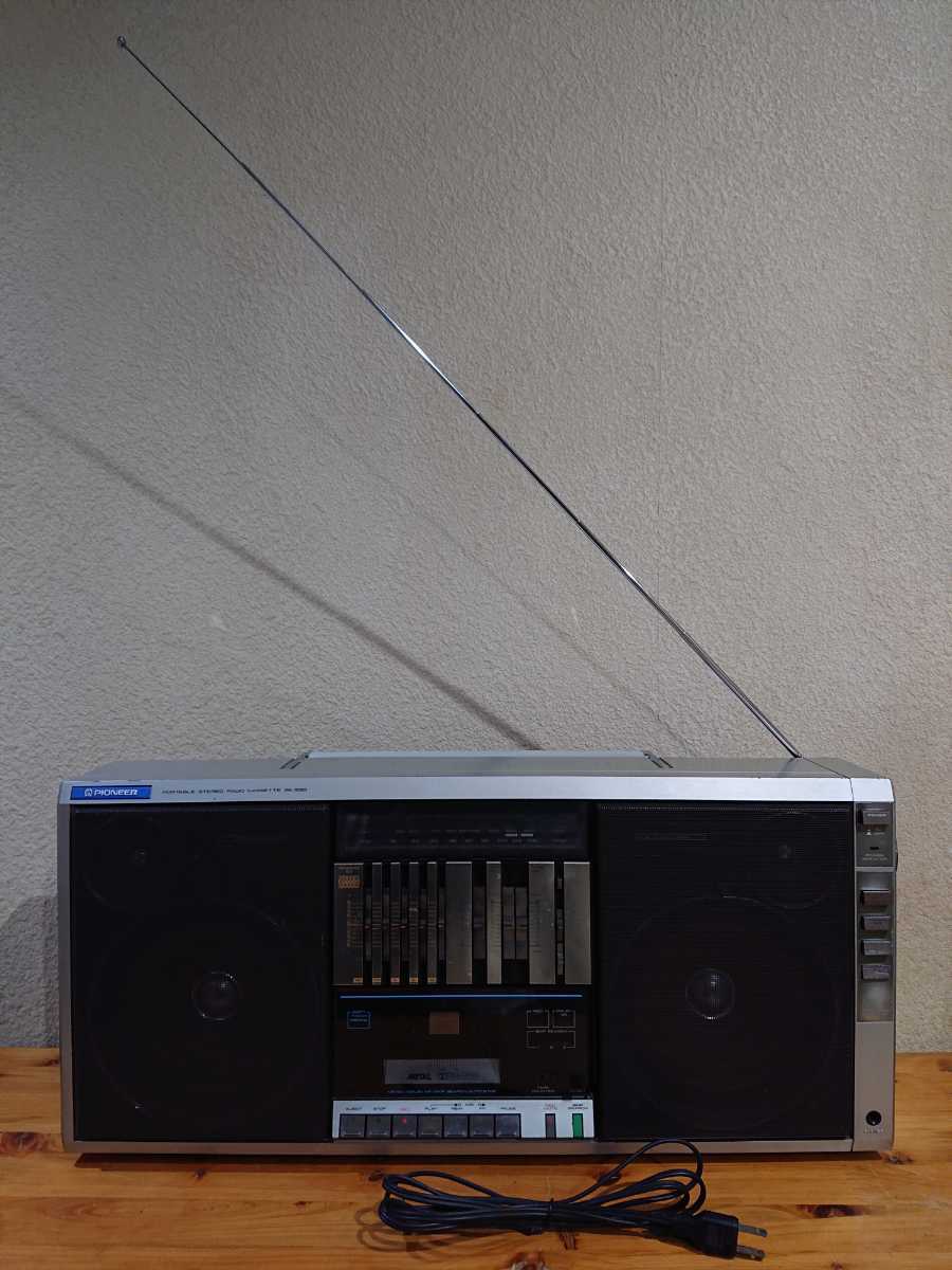 ●PIONEER RUNAWAY●SK-550●portable stereo radio cassette●パイオニア ランナウェイ●1982's●絶版 貴重●ラジカセ●ポータブル●蔵出