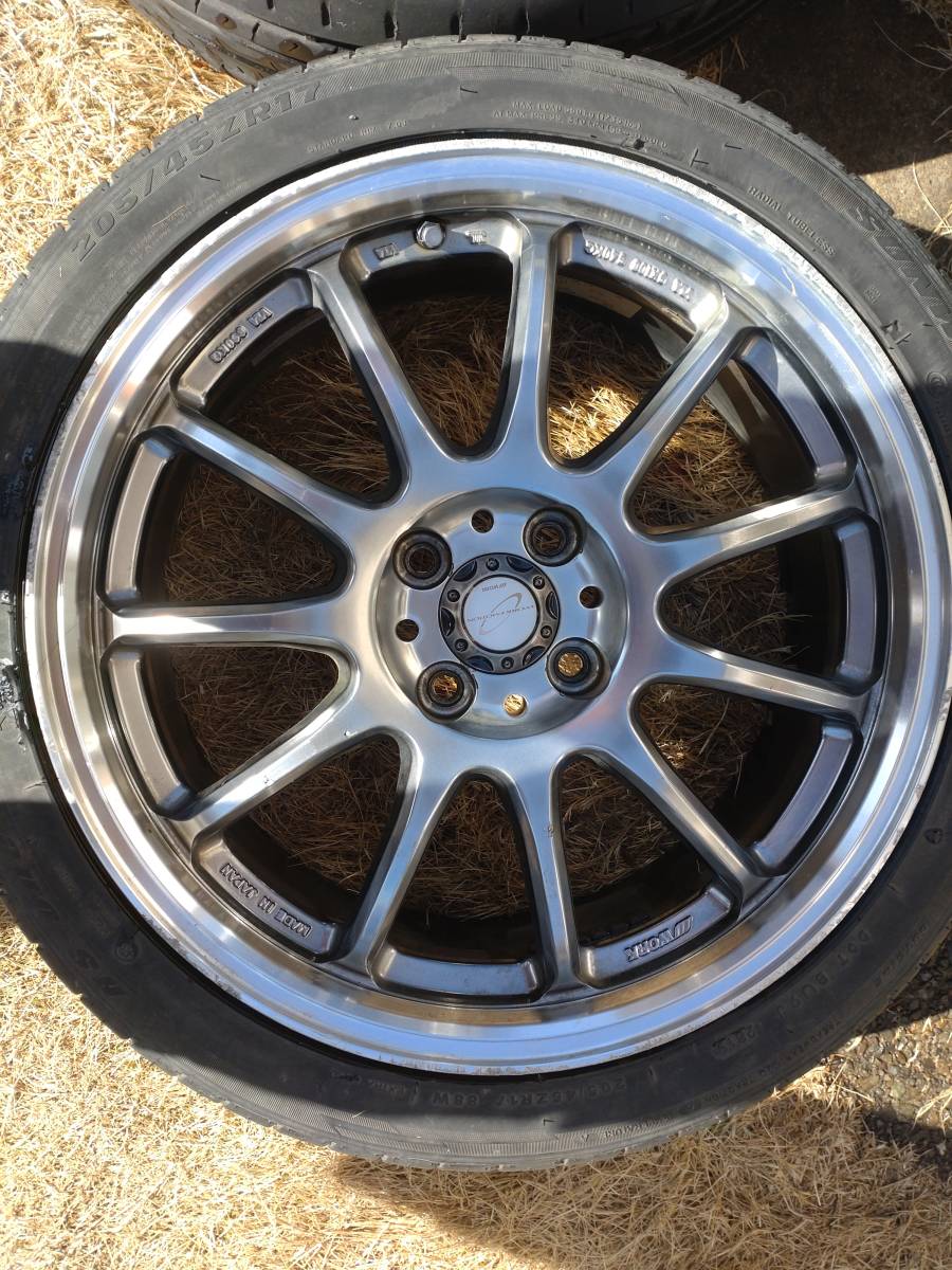 ☆値下げ☆WORKエモーション11R☆PCD100 4H☆17インチ