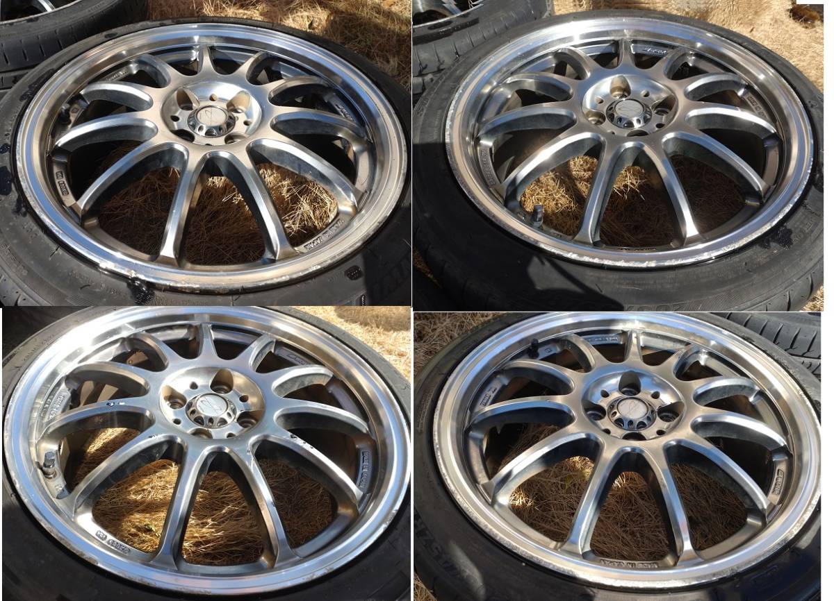 ☆ワーク エモーション 11R 17インチ 7J+53 4穴PCD100 ハブ60 社外 R17 