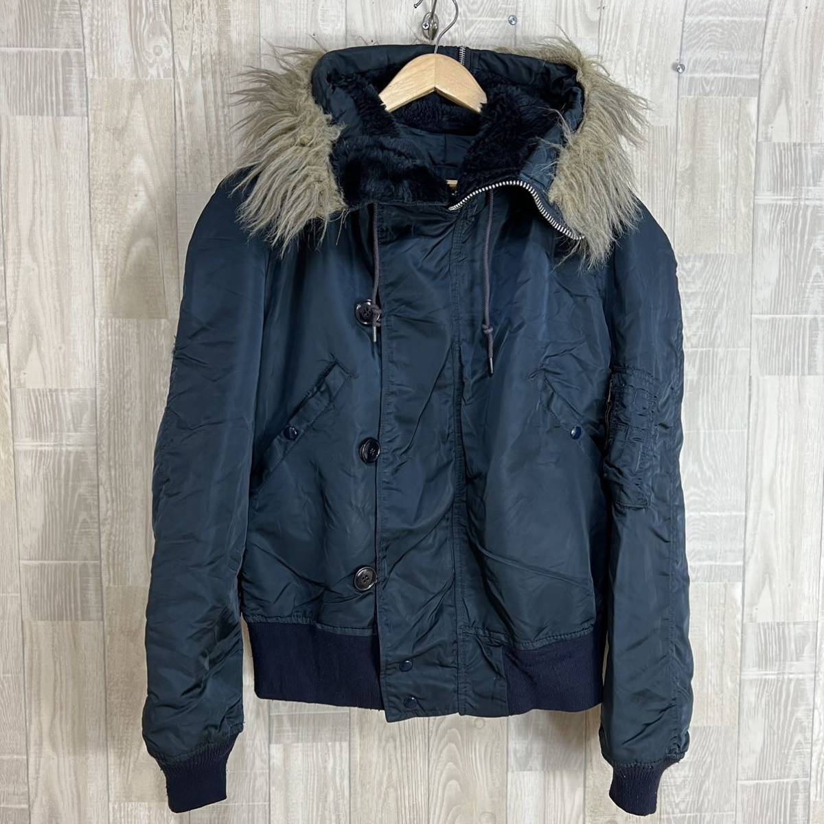 M1802 ALPHA INDUSTRIES USA製 N-2B フライトジャケット サイズM 