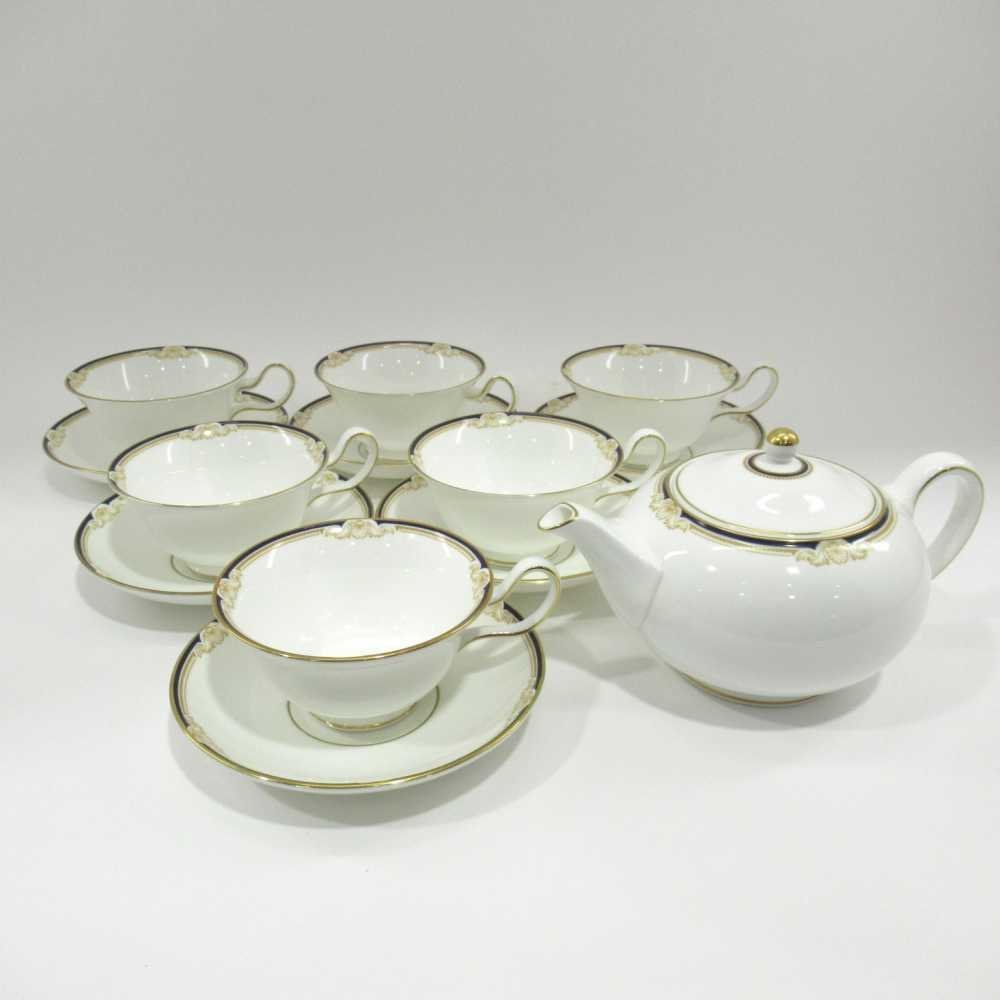 1円～ Wedgwood ウェッジウッド キャベンディッシュ カップ＆ソーサー ポット 計13点 食器 179-1751498【O商品】