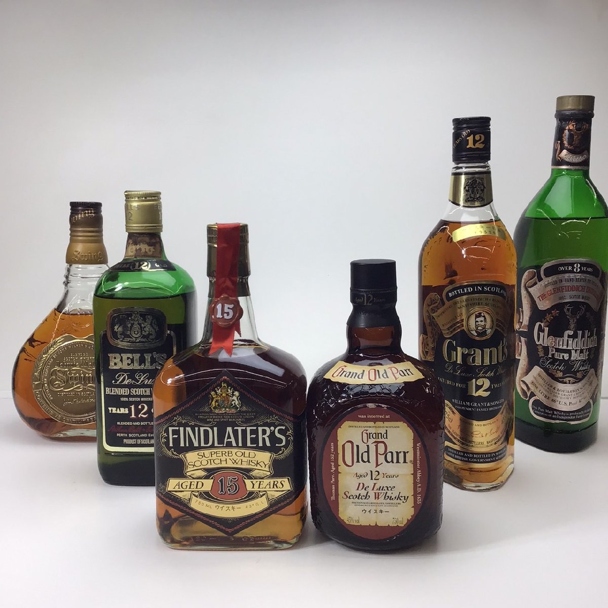 同梱不可】未開栓 スコッチ ウイスキー 6本セット 750～1000ml