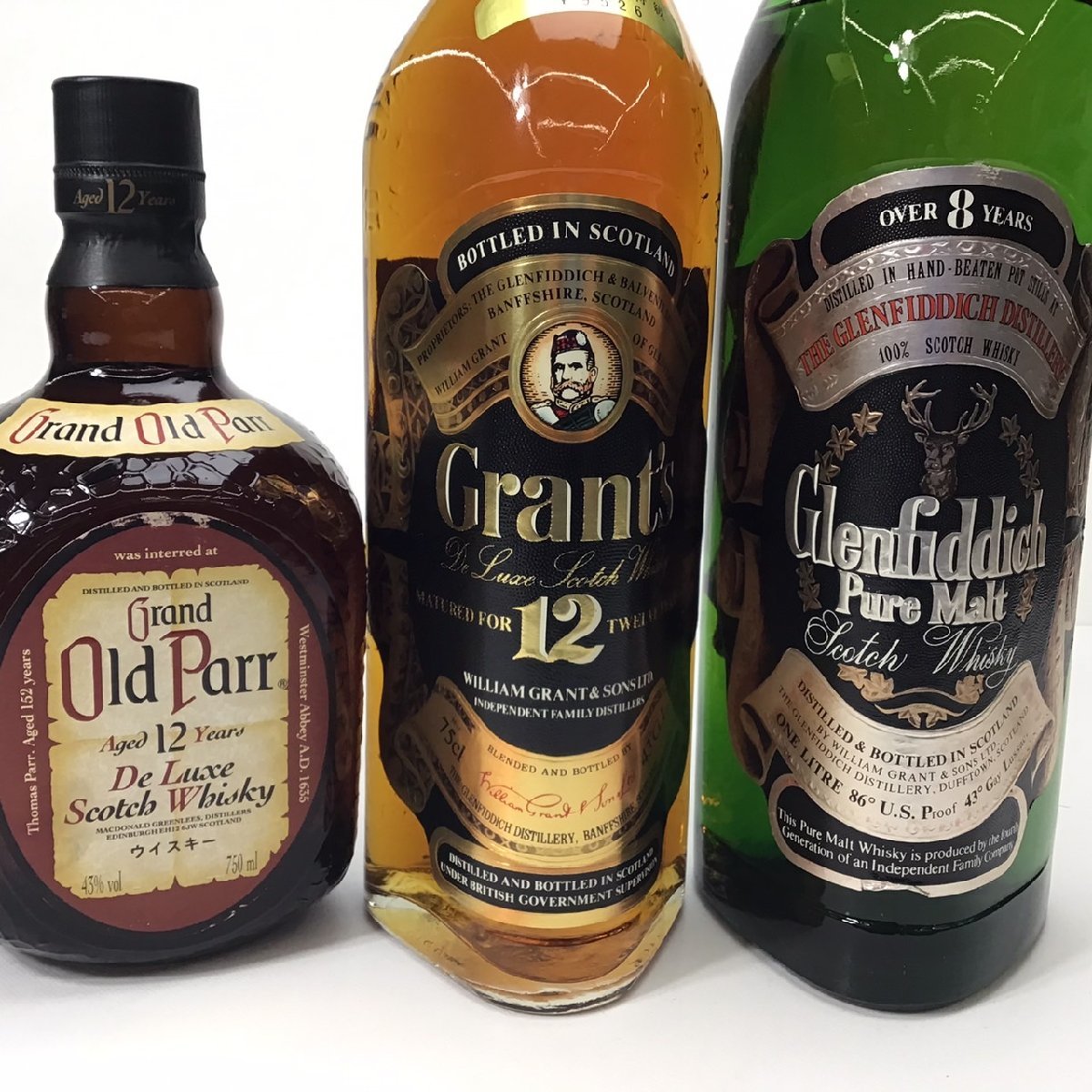 同梱不可】未開栓 スコッチ ウイスキー 6本セット 750～1000ml