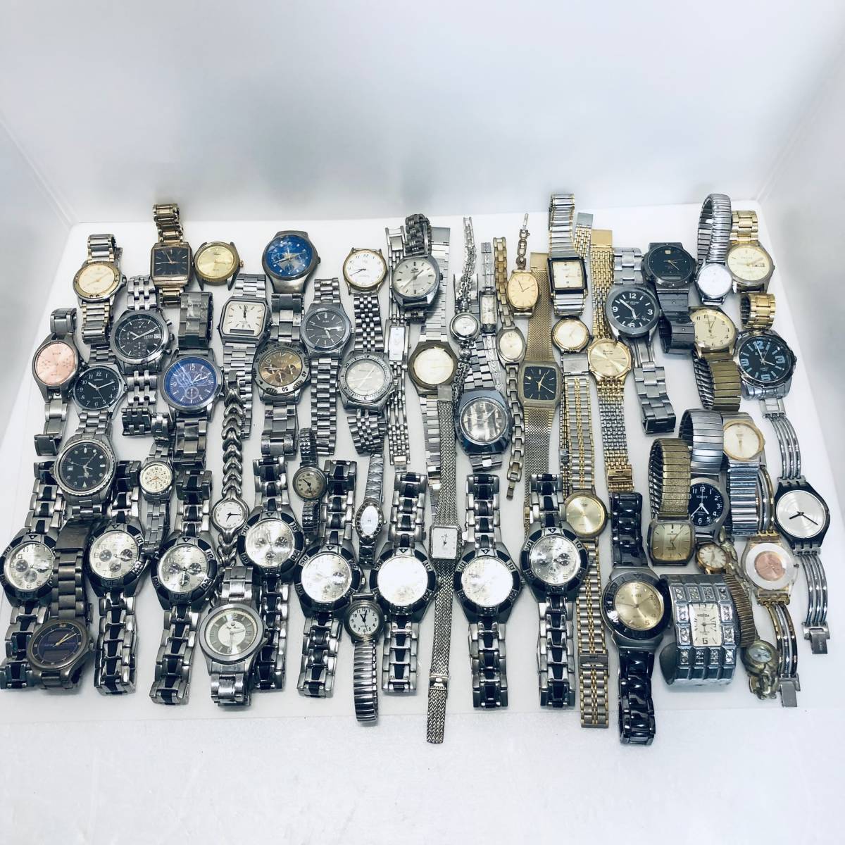 腕時計 約3.6Kg】ジャンク メタルバンド アナログ 腕時計 まとめ SEIKO