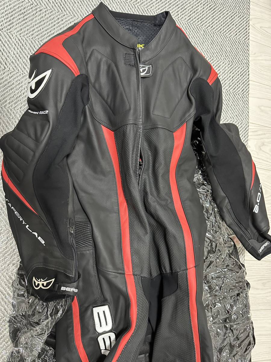 BERIK ベリック レーシングスーツ 52サイズ XLサイズ L X 青 バイク用