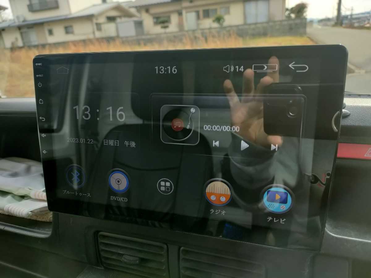 wowauto JT6910B】10.1インチAndroid車載DVDプレーヤー＋専用地 