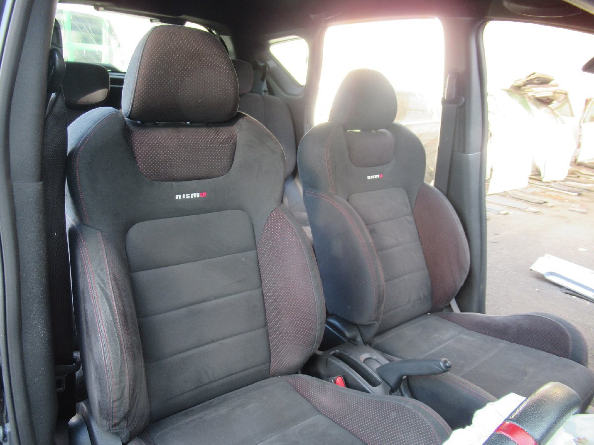 (F02619-A) ノート e-POWER (HE12) nismo フロントシート 2脚 セット 運転席 助手席 右 左 前 H30年 2018年 DAA-HE12 12