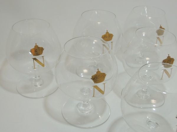 Baccarat オールド バカラ N 王冠 ナポレオン 金彩 ブランデー