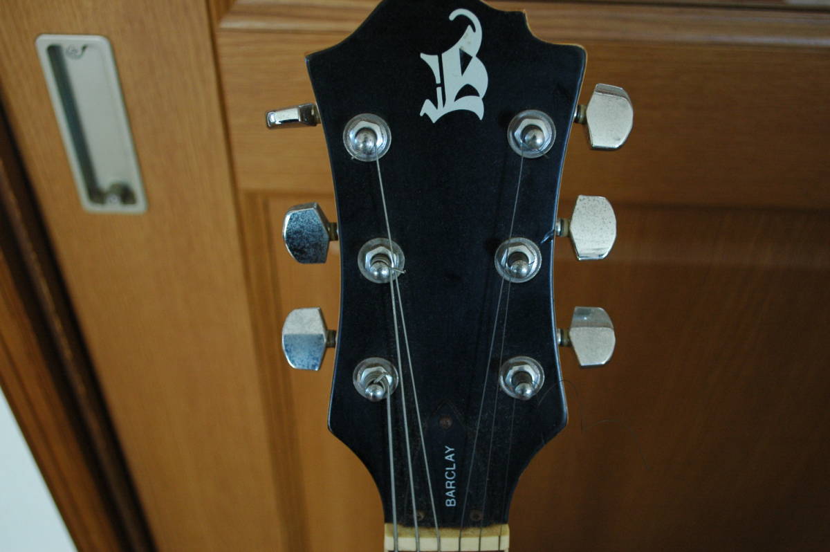 Bロゴ BARCLAY バークレー モッキンバード エレキギター ブラック B