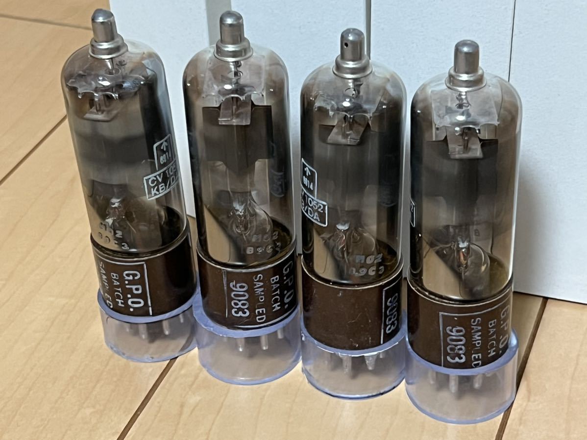 EL32 Mullard CV1052 ムラード 4本同一ロット VT-52⁄10E11398 真空管