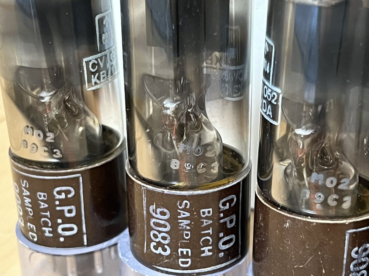 EL32 Mullard CV1052 ムラード 4本同一ロット VT-52⁄10E11398 真空管