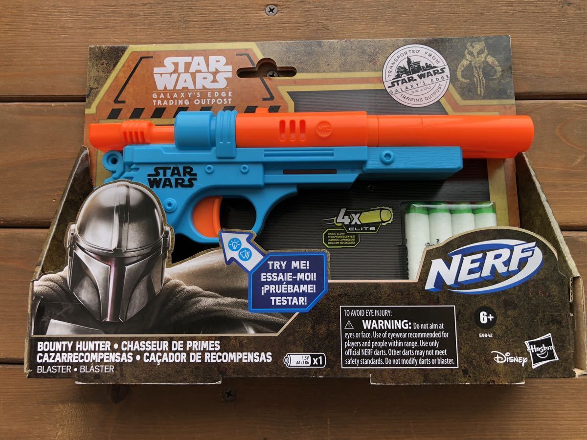 ナーフ NERF スターウォーズ　star wars【個人輸入品】未使用　スポンジ銃　SFガン　スポンジダーツ