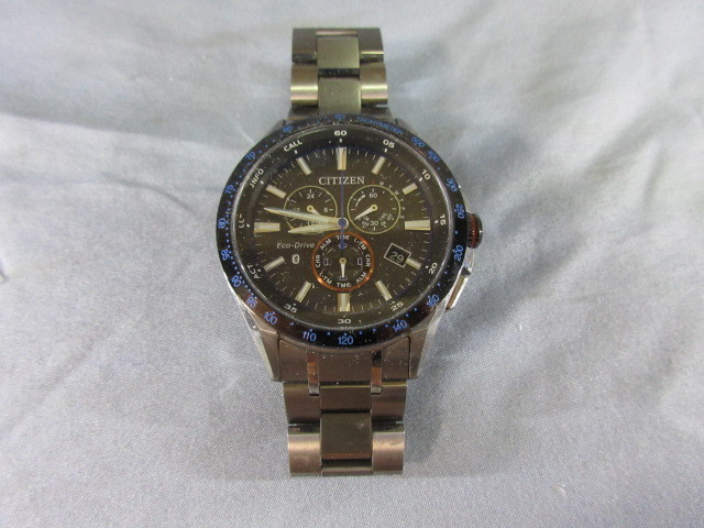 ●CITIZEN ECO-Drive Bluetooth●シチズン エコドライブ 電波 腕時計●GN-4W-S W770-MV メンズ腕時計●動作OK