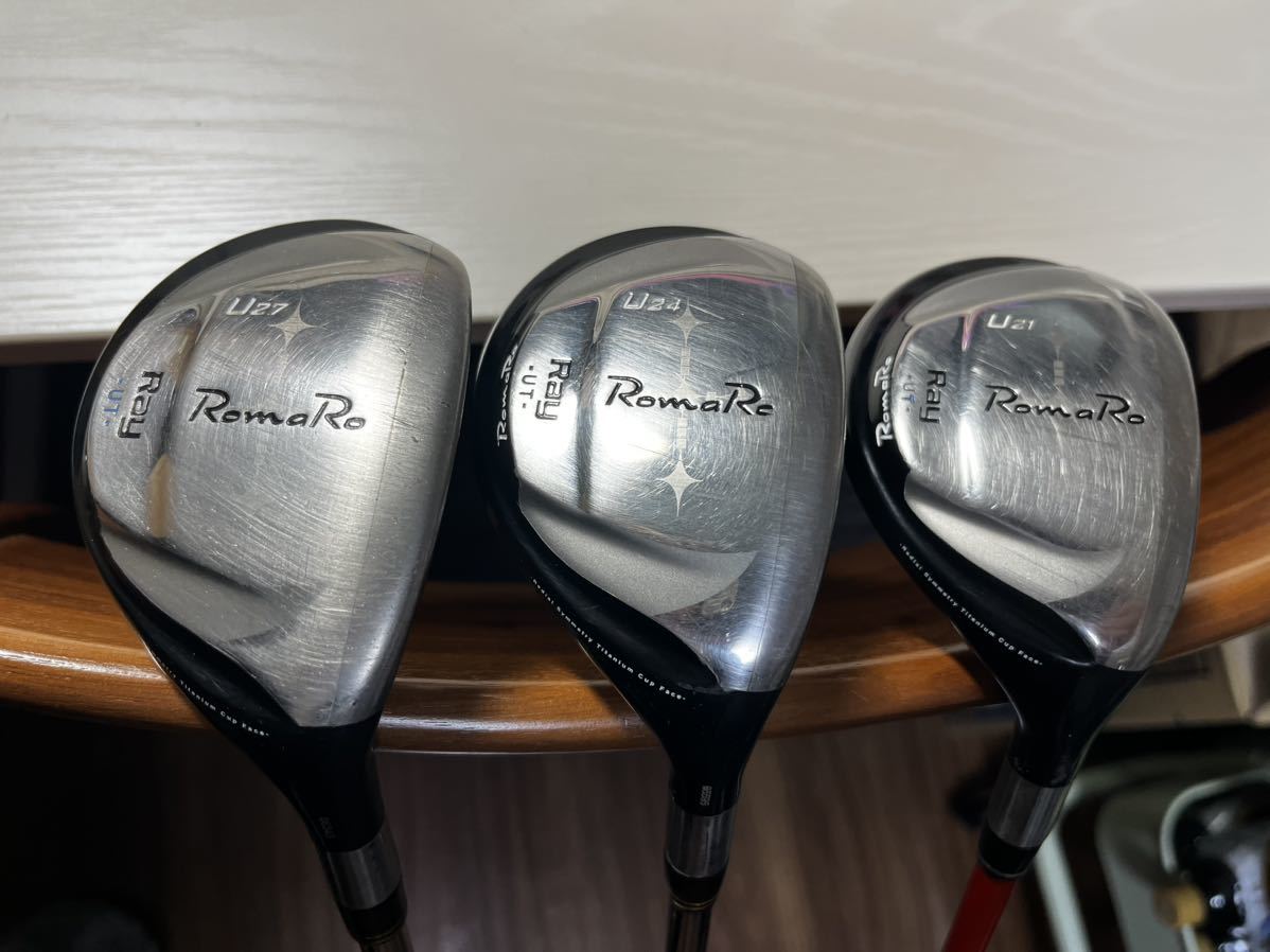 RomaRo Ray UT ユーティリティ 3本セット U21 U24 U27 U21 U24 U27】ロマロ Romaro Ray UT ユーティリティ 3本セット Ray UT