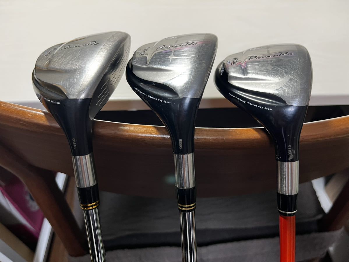 U21 U24 U27】ロマロ Romaro Ray UT ユーティリティ 3本セット Ray UT