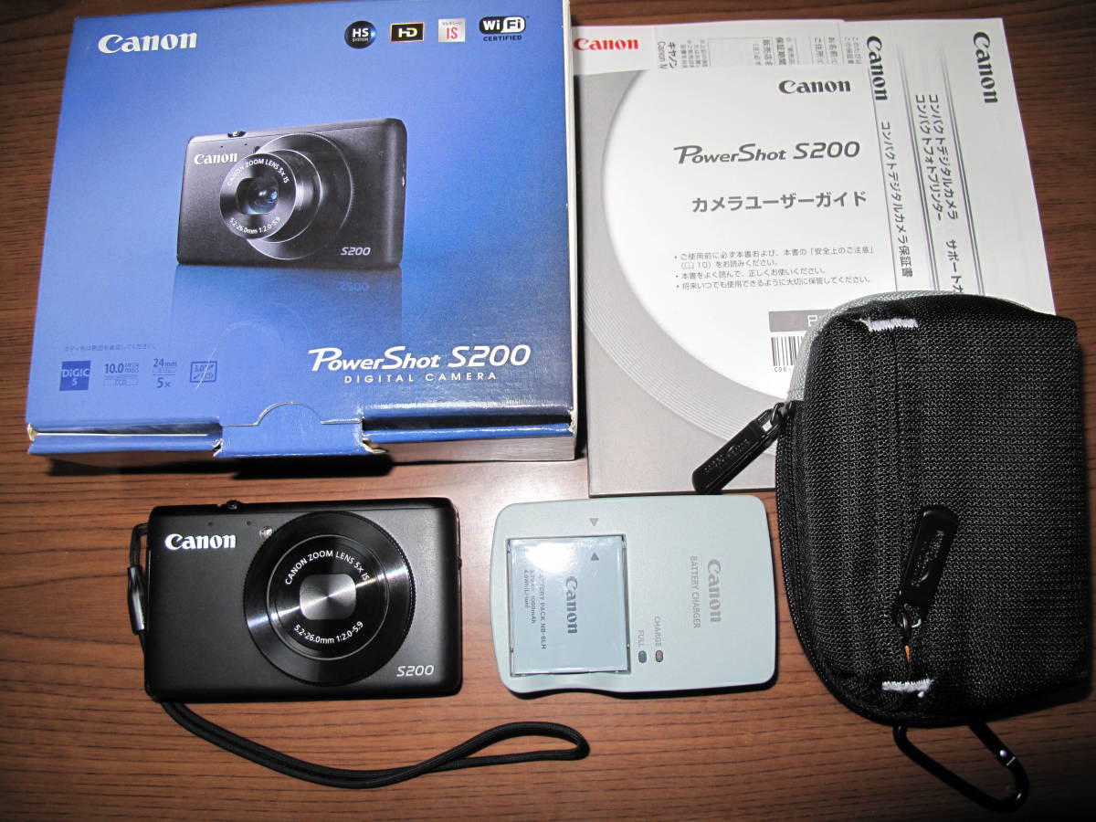 人気，新作登場 Canon PowerShot S200 デジタルカメラ SDカード ソフトケース付(キヤノン)｜売買されたオークション情報、yahooの商品情報をアーカイブ公開 - オークファン キヤノン