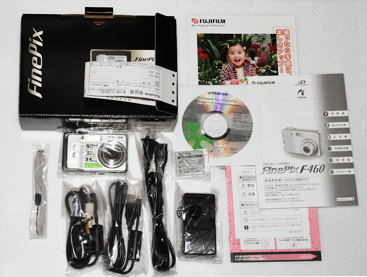 未使用品】 ☆ FUJIFILM FinePix F460 オールドデジカメの新品 ☆箱