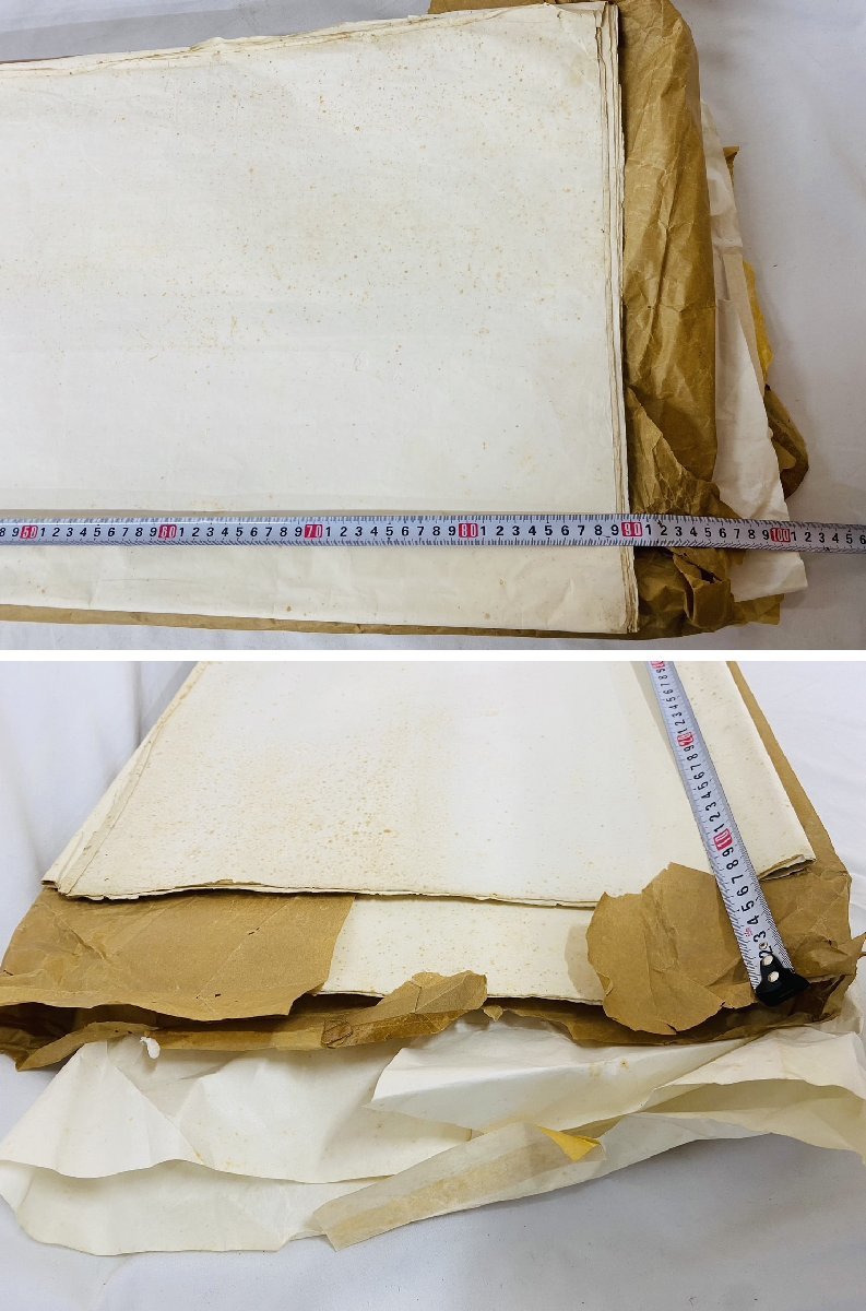 書道家譲受品 画仙紙まとめ 重量：約4.0kg 紅星牌 紅旗牌 三六 五尺 宣紙 書道 書道具