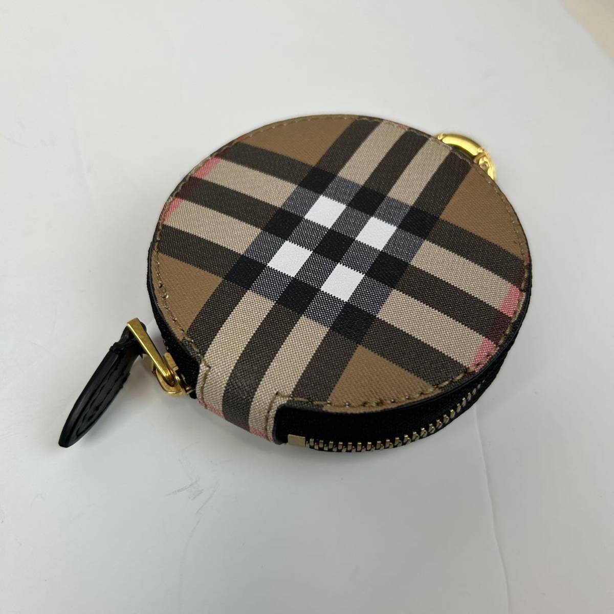 ☘ Burberry バーバリー 香しい コインケース ノヴァチェック レザー 