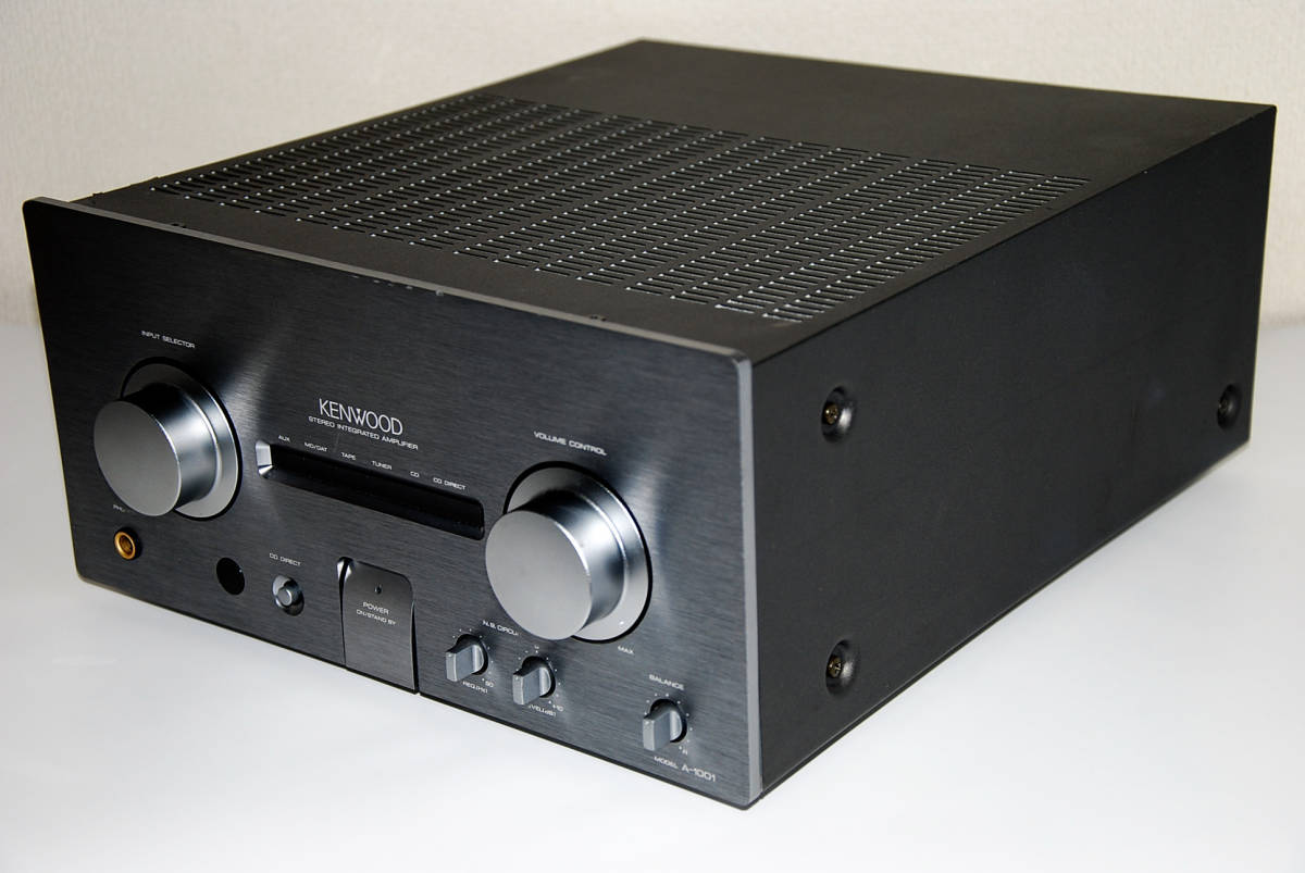 高音質プリメインアンプ KENWOOD A-1001 部品交換（オペアンプ