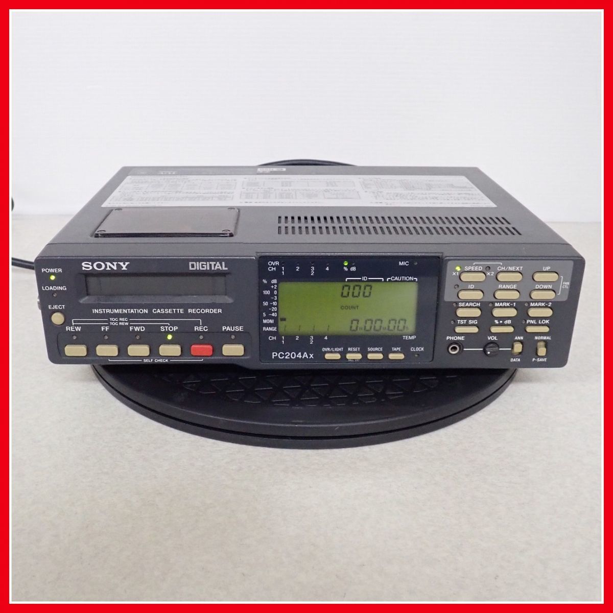 ★SONY データレコーダ PC204Ax DATレコーダー ソニー 通電のみ確認【20