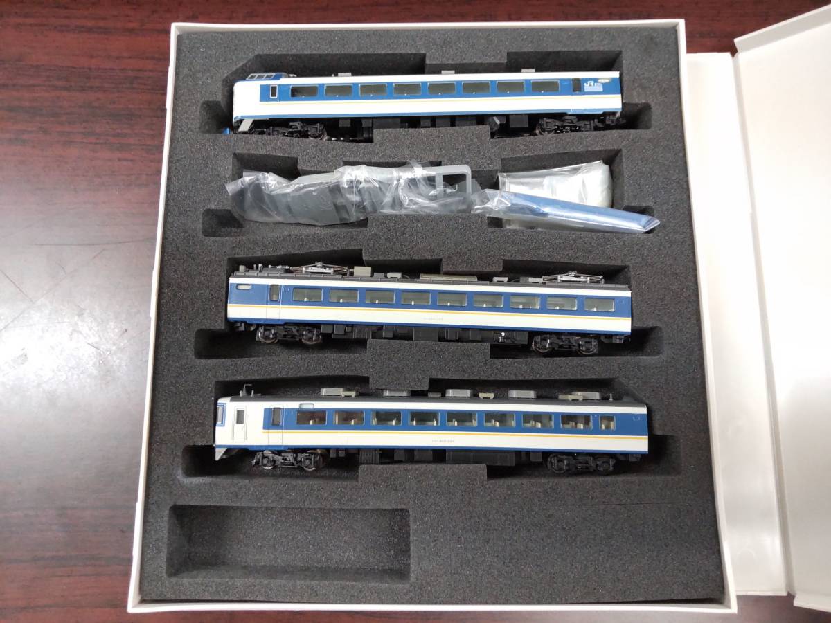中古品】TOMIX 485系 特急電車 しらさぎ 3両セット ジャンク品 5-3②