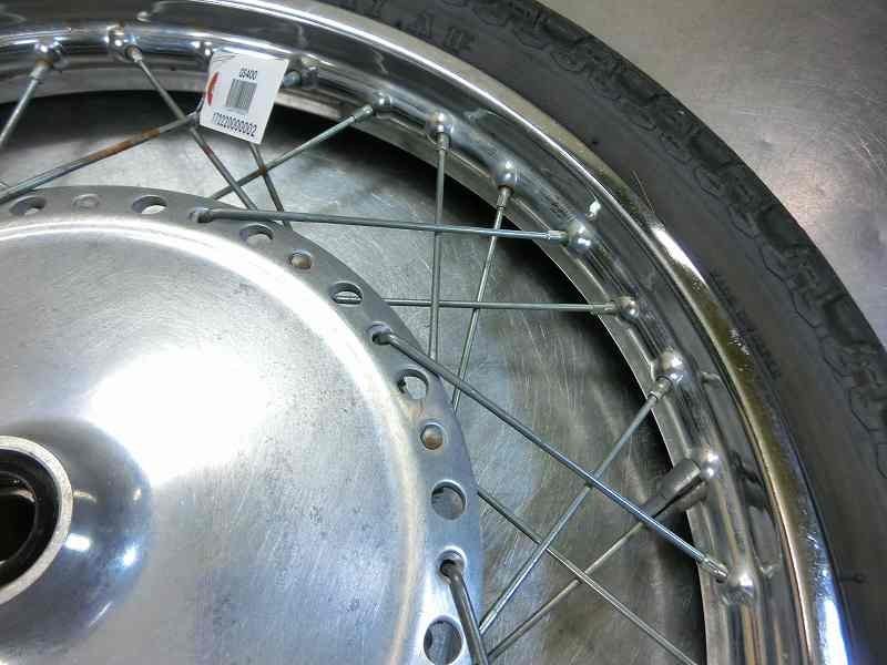GS400X タカサゴ フロントスポークホイール 18x1.60☆逆車、GS400