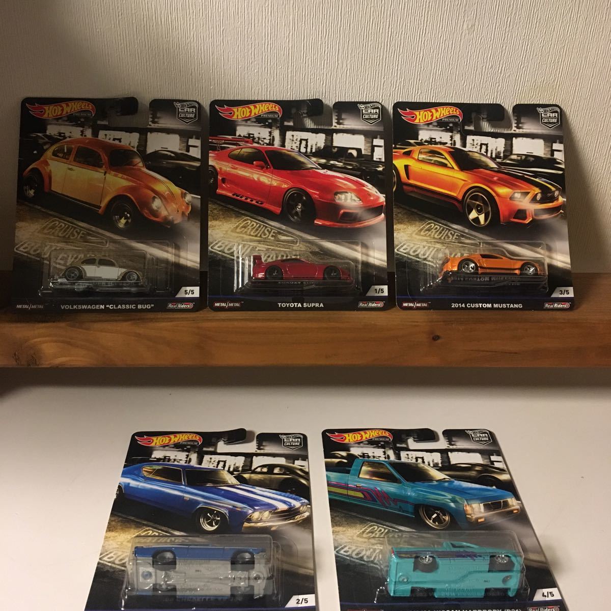 2019 hot wheels Cruise Boulevard Set of 5 ホットウィール リアル