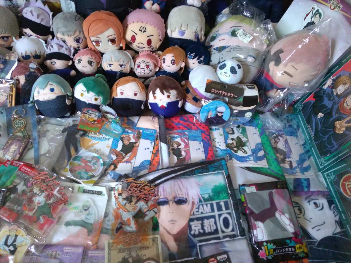 アニメグッズ雑貨まとめ売り 呪術廻戦グッズまとめて 大量ジャンク品 