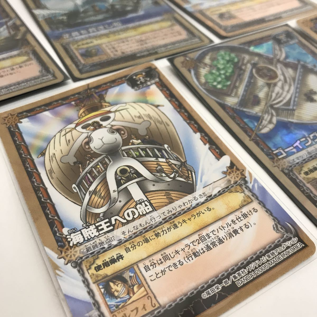 528 保管品 カードダス ワンピース 英雄たちの船影 トレカ SH-F01〜F07