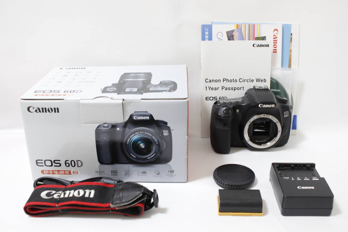 極美品◆Canon キヤノン EOS 60D ボディ◆元箱付♪-02