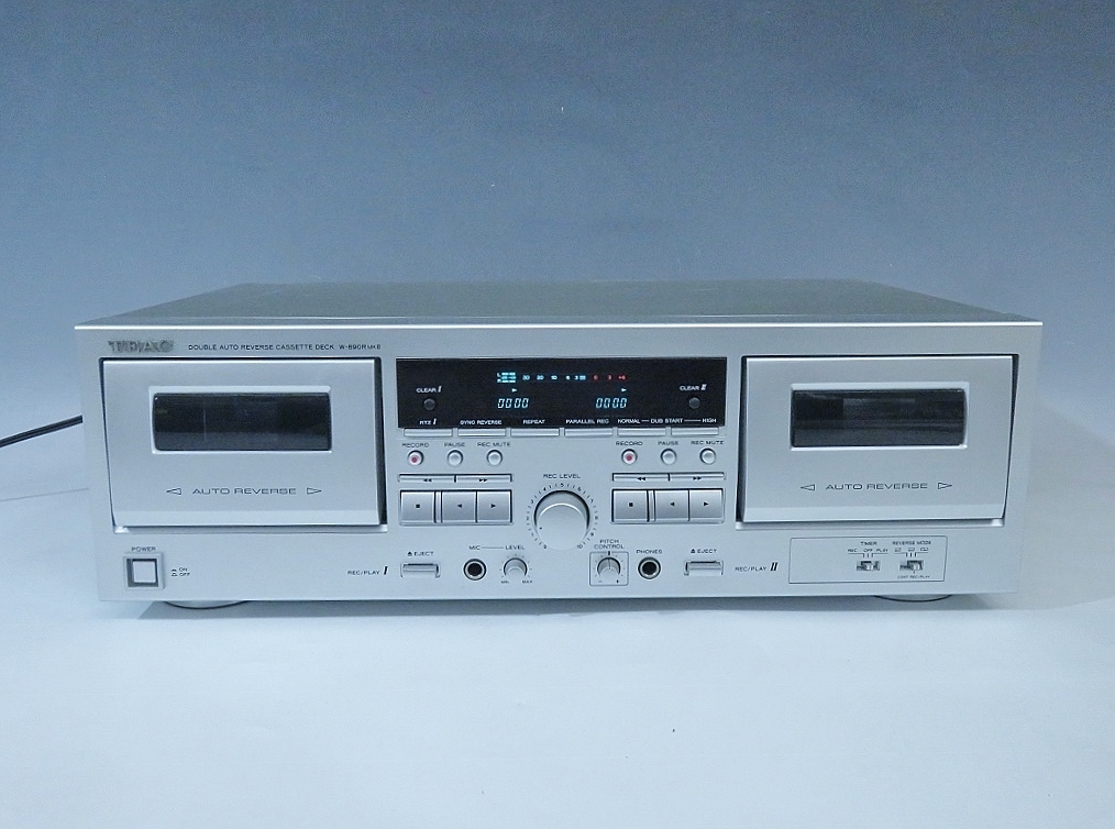 TEAC/ティアック W-890R MKII Wカセットデッキ (130 W-890R TEAC