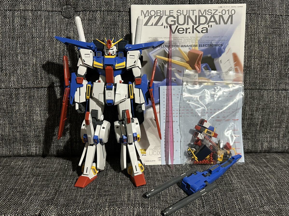MG 1/100 MSZ-010 ダブルゼータガンダム Ver.Ka 機動戦士ガンダムZZ