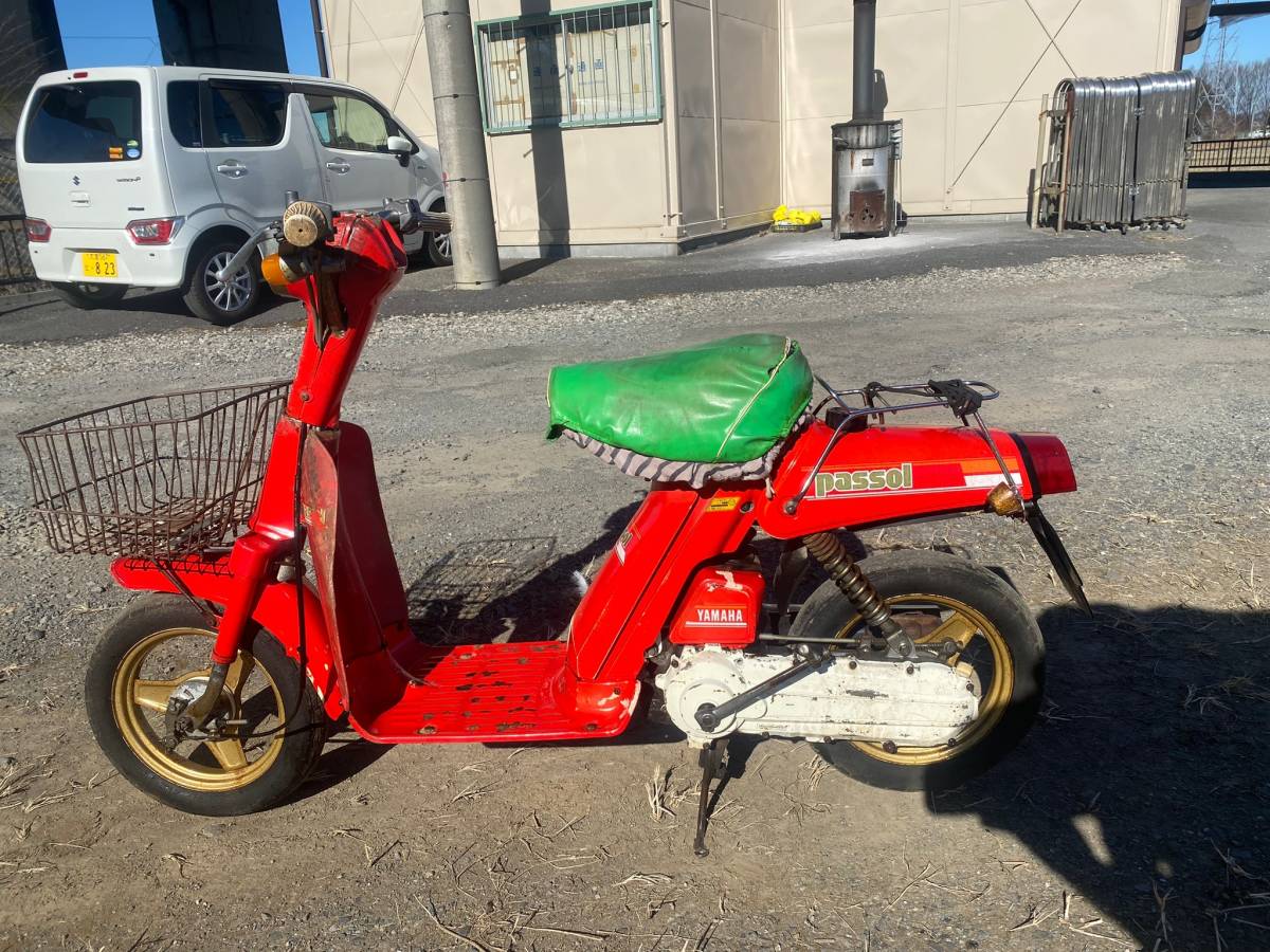 Yamaha passol 赤色 ヤマハ YAMAHA PASSOL 2E9 ヤマハ パッソル の入札 